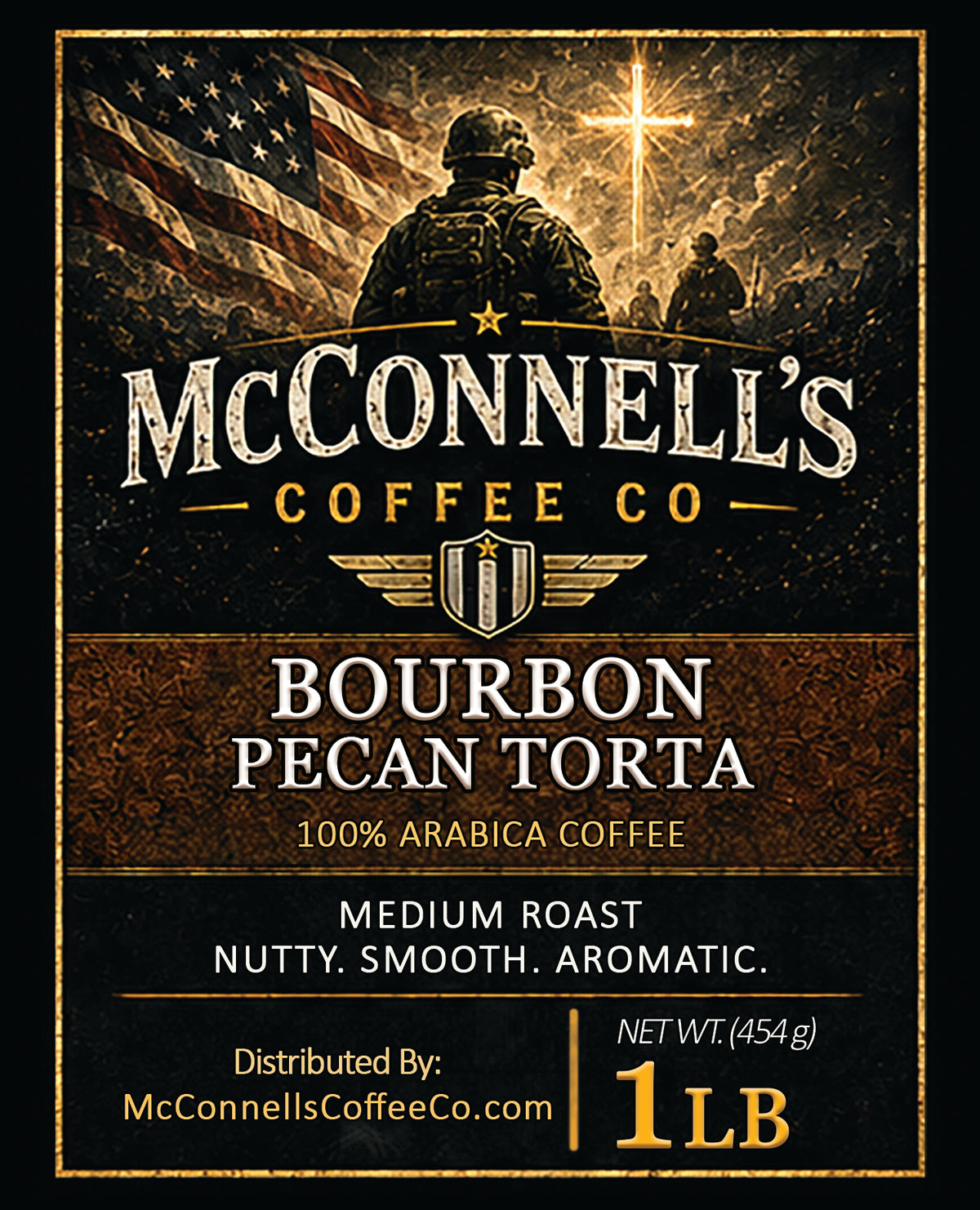 Bourbon Pecan Torta Ground Coffee (1 lb)