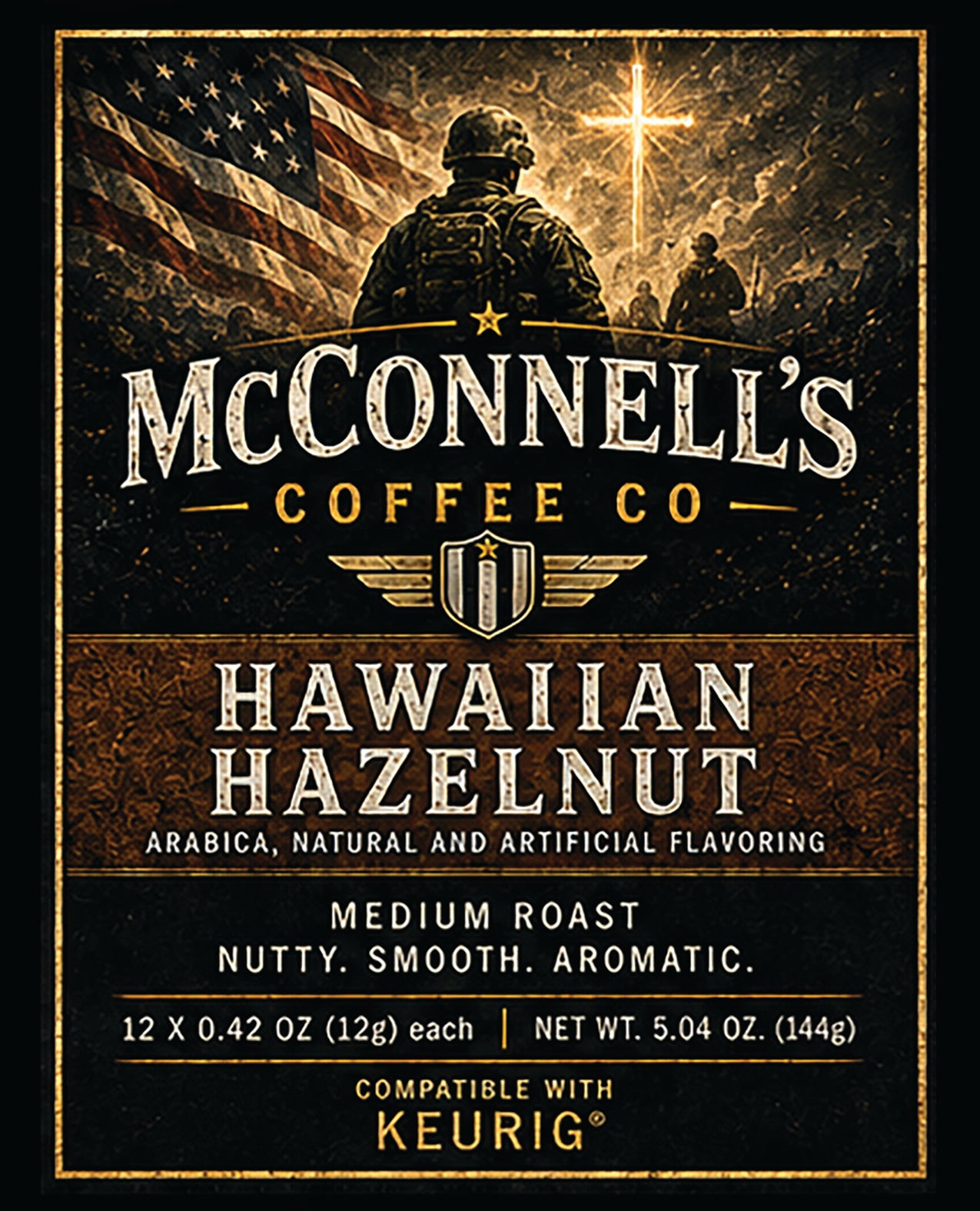 Hawaiian Hazelnut Coffee Pods (12 Pods)