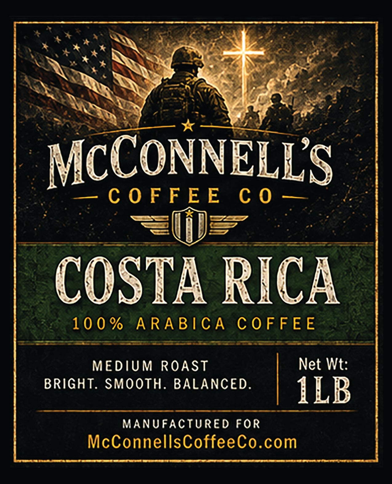 Costa Rica Ground Coffee (1 lb)