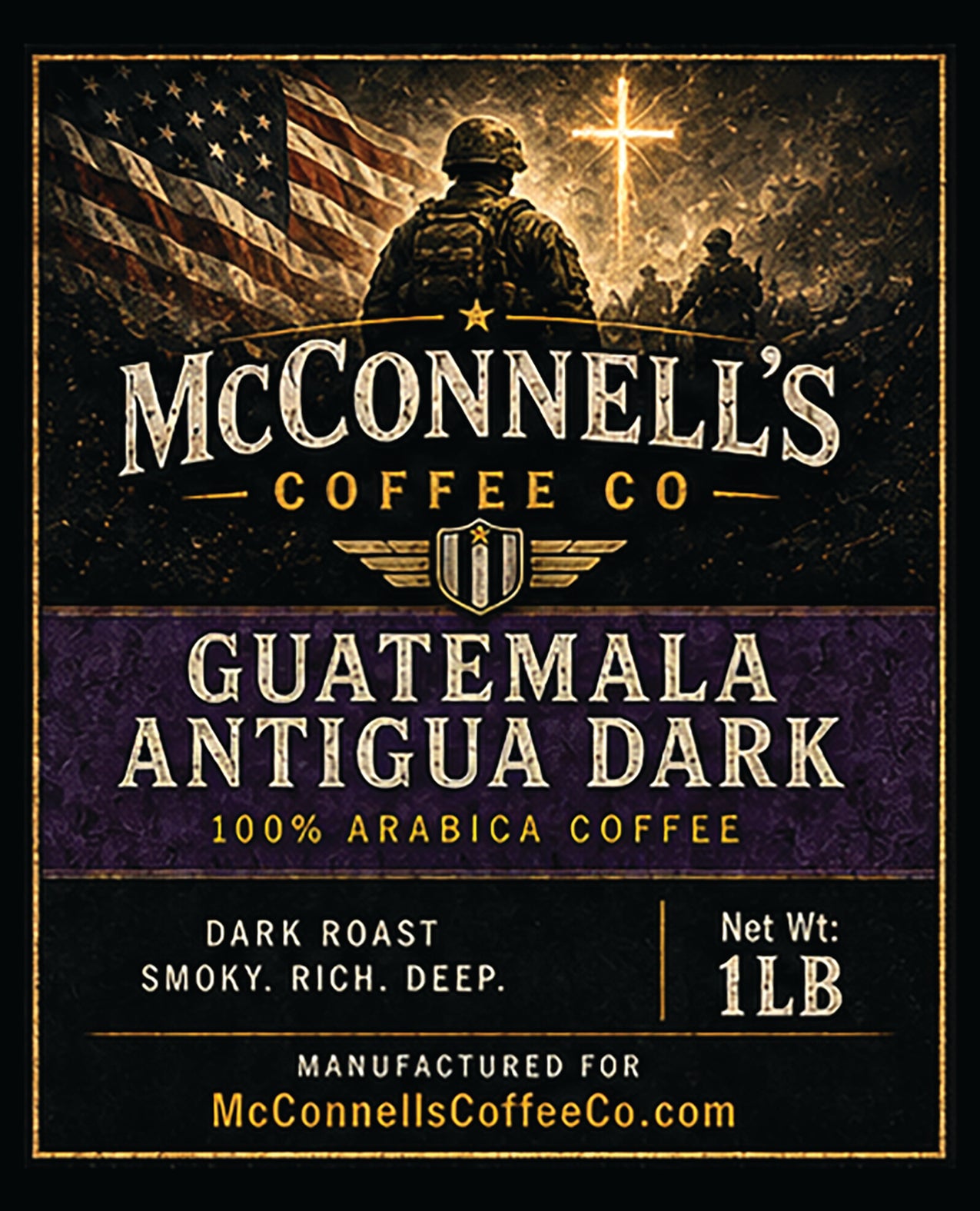 Guatemala Antigua Dark Ground Coffee (1 lb)