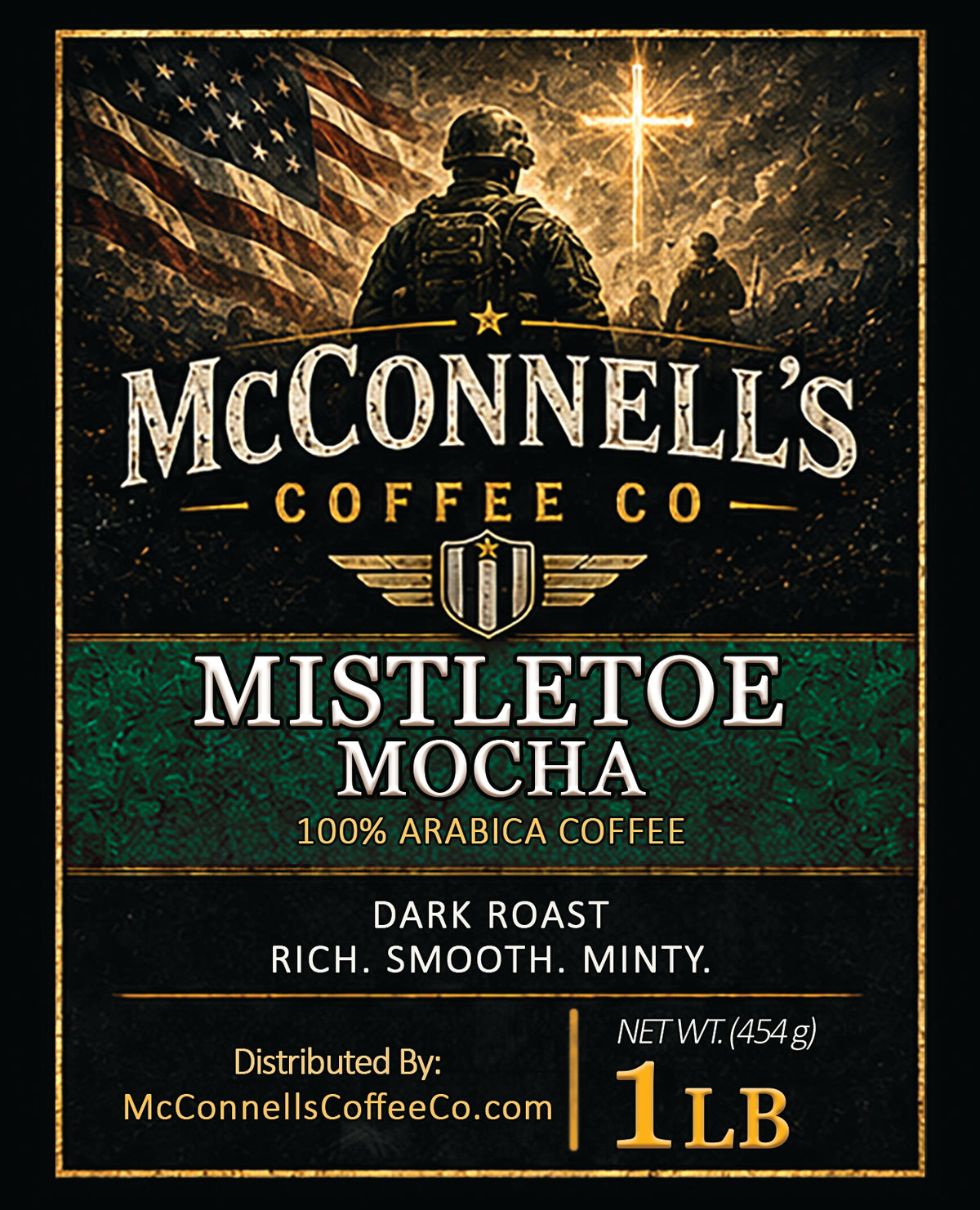 🎄 Mistletoe Mocha Ground Coffee (1 lb) 🎄